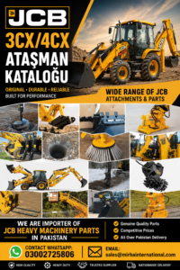JCB Heavy Machinery Parts Importer in Pakistan