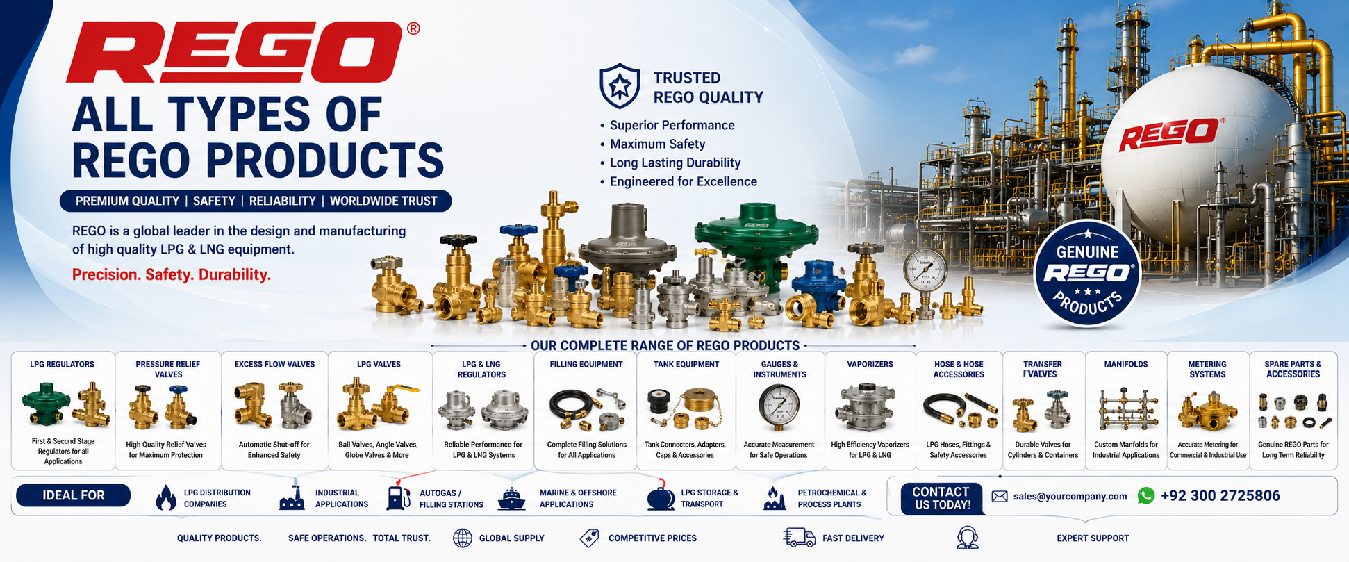 REGO PRODUCTS SUPPLIERS IN PAKISTAN