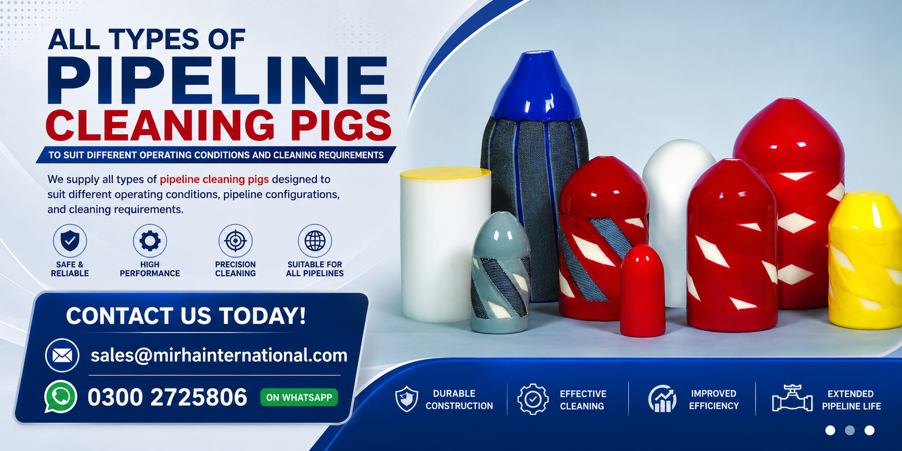 Pipeline Cleaning Pigs